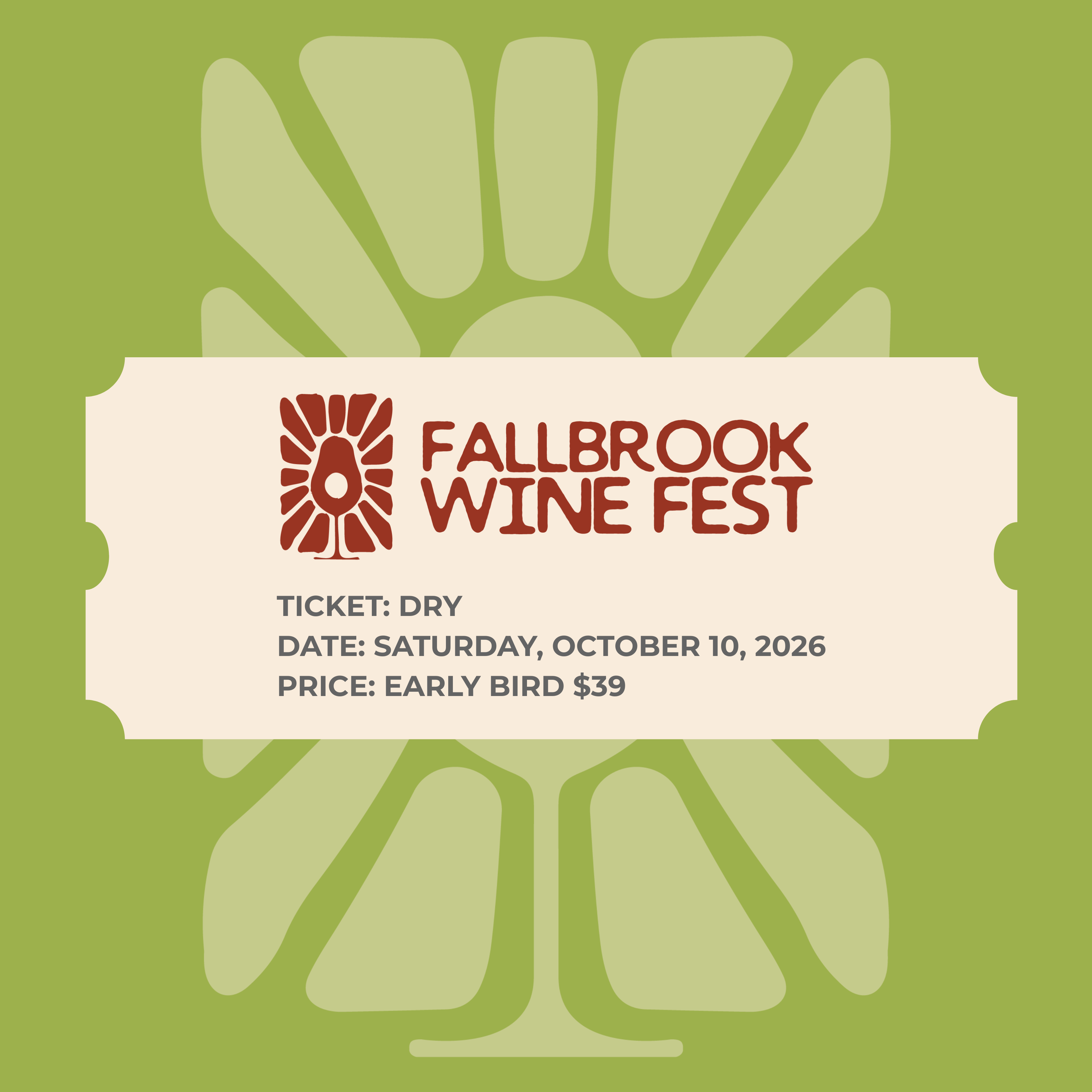Fallbrook Wine Fest - Early Bird Pricing